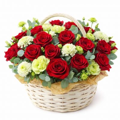 Корзина с цветами «Чудо весны»